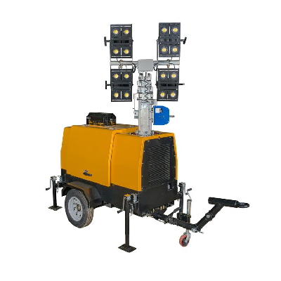 Мачта осветительная Light-Techno LT45 (LED 4х500 9 метров) с двигателем Yangdong (модификация 1)