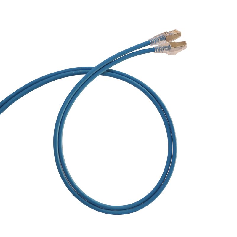 Шнур коммутационный HD RJ45 кат. 6 F/UTP LSZH экранир. 3м голуб. Leg 051543