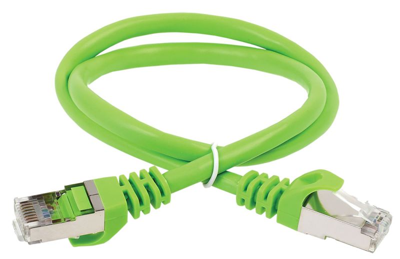 Патч-корд кат.5E FTP 2м зел. ITK PC02-C5EF-2M