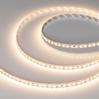 Лента светодиодная FC-A120-8mm 24V Warm3000-CX1 5Вт/м IP20 резка 1 светодиод (уп.5м) Arlight 052927