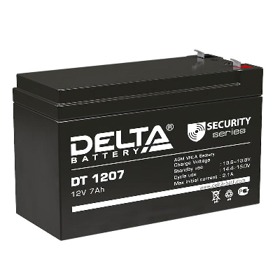 Аккумулятор ОПС 12В 7А.ч DT 1207 Delta 4614010040008