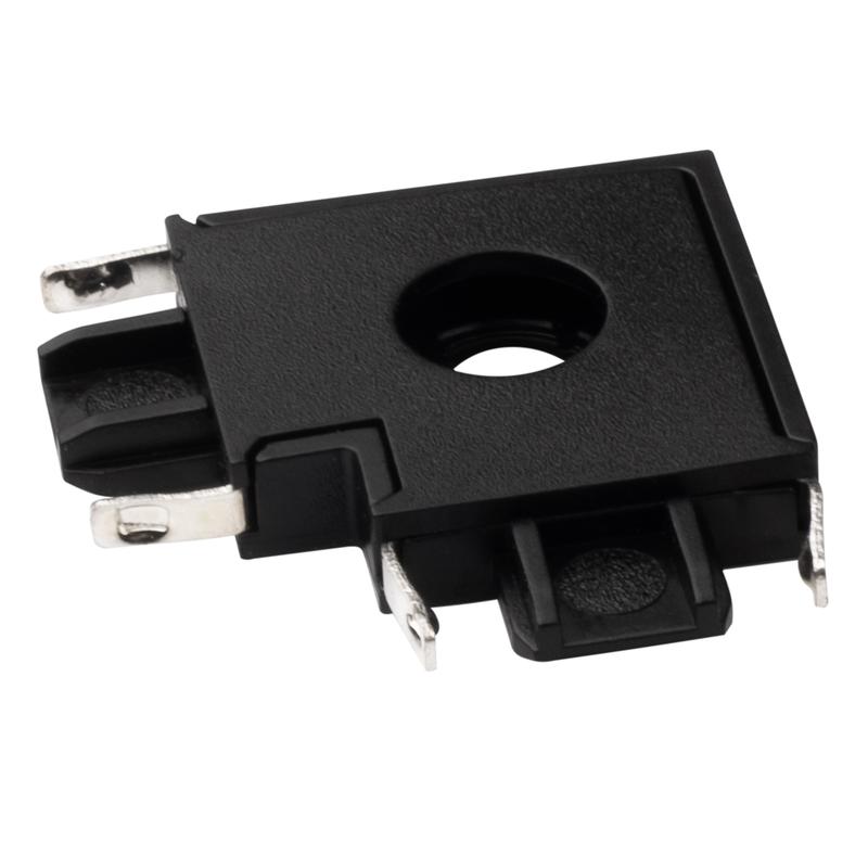 Коннектор MTR16 CL-BL L-обр. накладной шинопровод низковольтный Pro черн. JazzWay 5057296