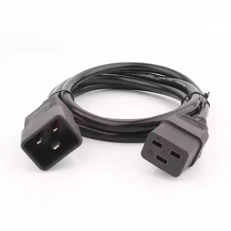 Шнур сетевой IEC 320 C19 - IEC 320 C20 3х1.5кв.мм 16А 3м Rexant 04-2742