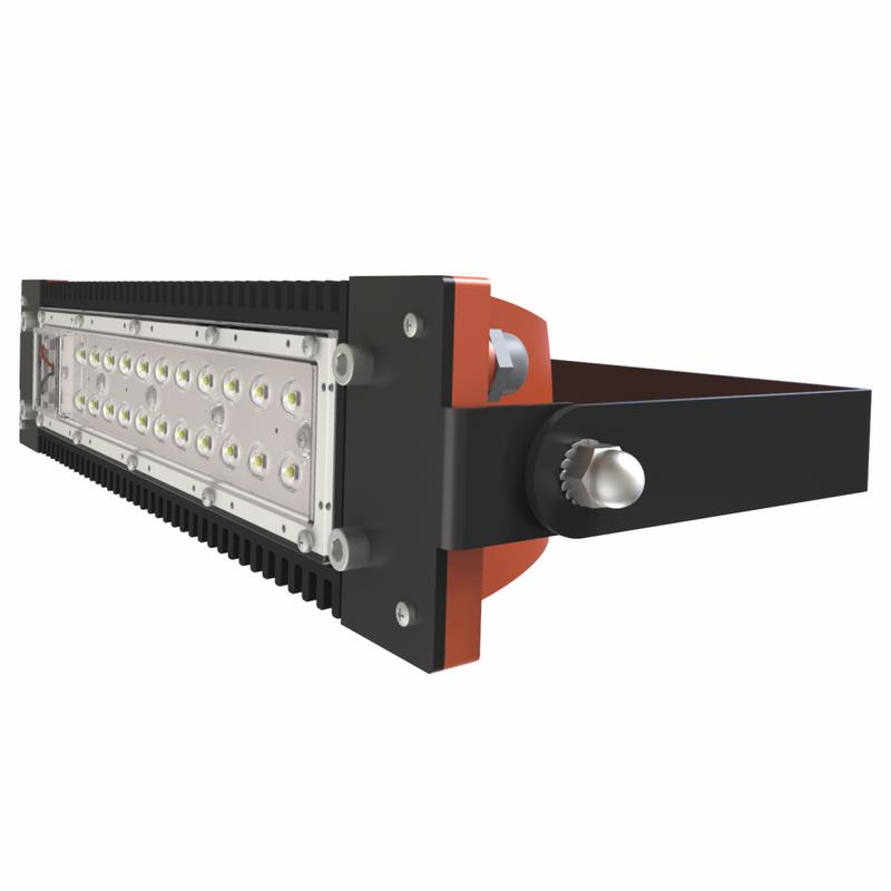 Светильник светодиодный взрывозащ. LAD LED R500-1-120-12-35L 2Ex 35Вт 5000К IP65 5467лм 12-24В КСС типа "Д" крепление на лире бел. ЛАДзавод LADLED1LS1235L2EX