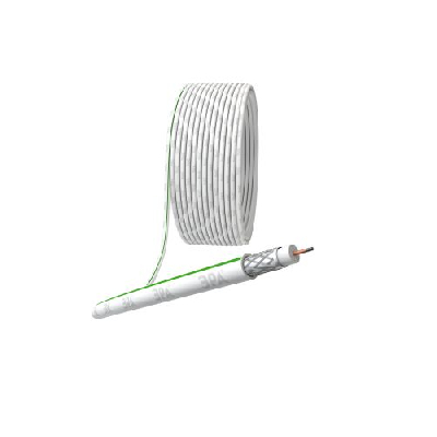 Кабель коаксиальный SAT 703 B CCS/оплетка Al 75% PVC 75Ом бел. (м) SL-B-75-PVC100 Simple Эра Б0044608