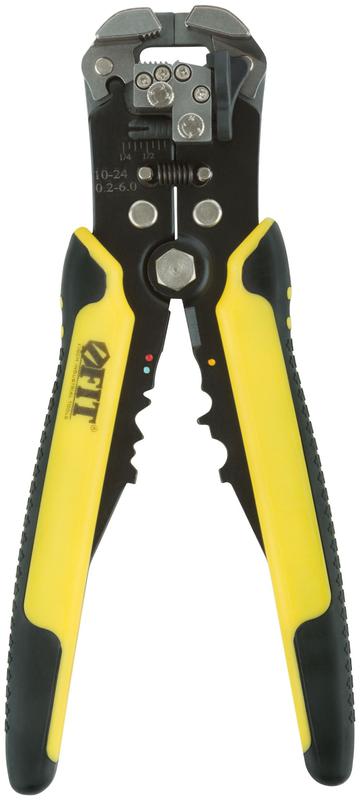 Клещи - автомат для зачистки изоляцииd 0.2-6.0мм 205мм FIT 60031