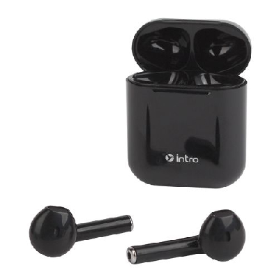Гарнитура Bluetooth BI1600 сенсорная ultra slim с заряд. кейсом черн. G0017684 Intro Б0044835