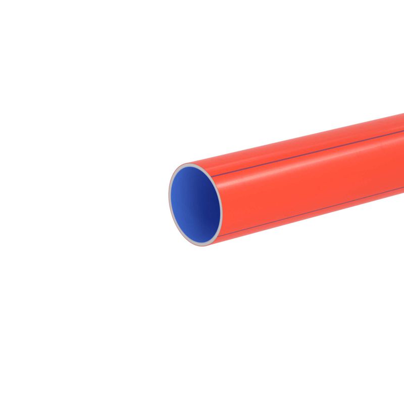 Труба гладкостенная трехслойная полимерная d75мм толщ. 5.9мм SN48 отрезок 11.7м красн. DKC 37559117SN48
