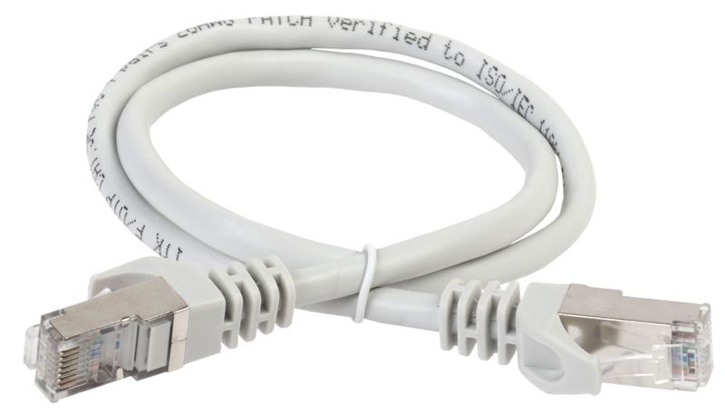 Патч-корд кат.6 FTP 0.5м сер. ITK PC01-C6F-05M