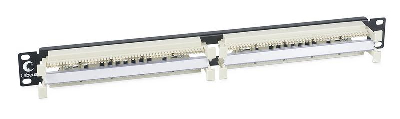 Кросс панель CP-100P-110TYPE 100 парная 110 типа 19дюйм 1U (без модулей) Cabeus 7013c