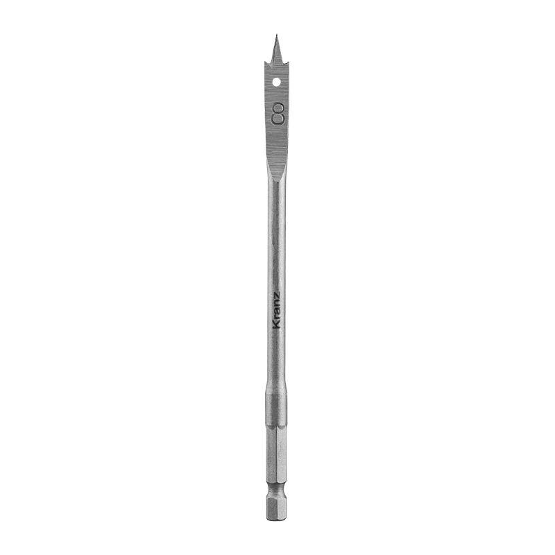 Сверло перовое по дереву 8х152мм (шестигранный хвостовик) Kranz KR-91-0661