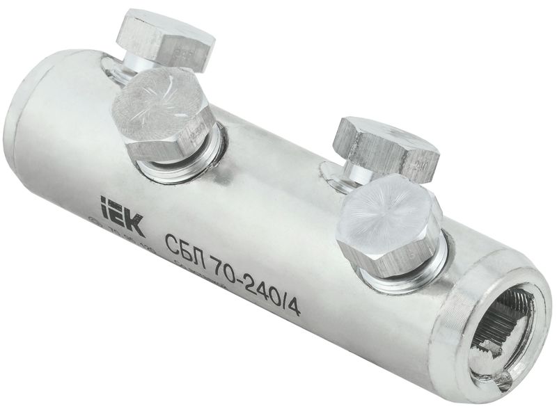 Соединитель болтовой луженый СБЛ 70-240/4 35кВ IEK UCB11-070-240-04-35-1