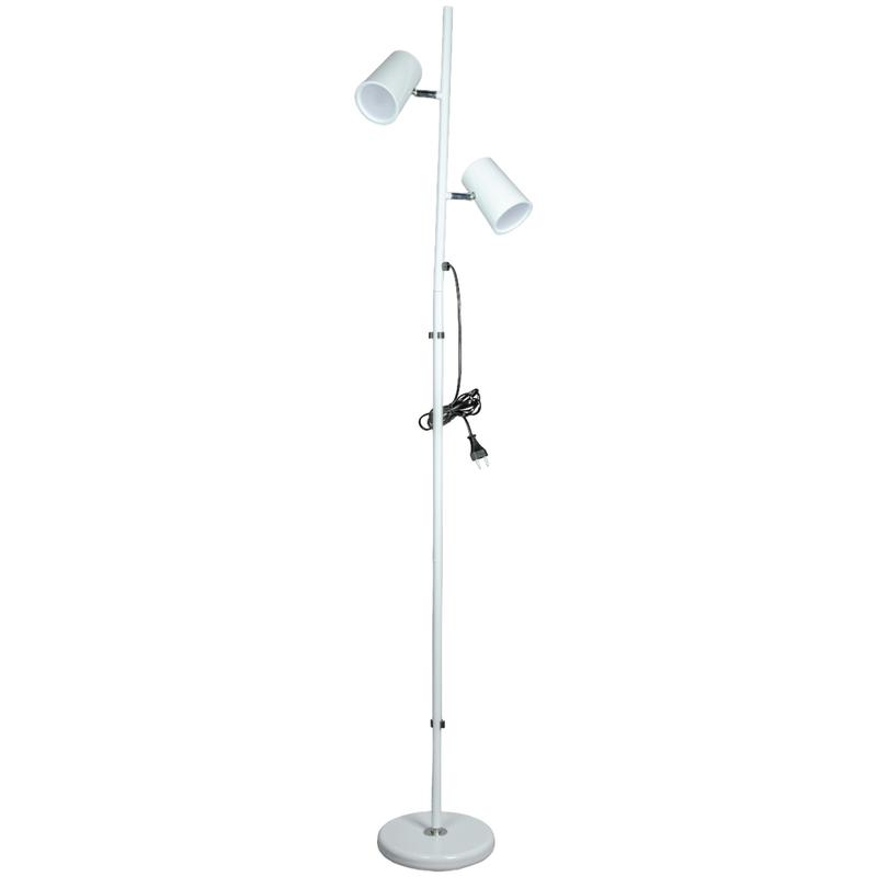 Торшер напольный светодиодный ULM-T600 2х6W/4500K/DIM WHITE 2х6Вт сенсорный выкл. диммер бел. ТМ Uniel UL-00010175