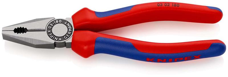 Плоскогубцы комбинированные L-180мм Knipex KN-0302180SB