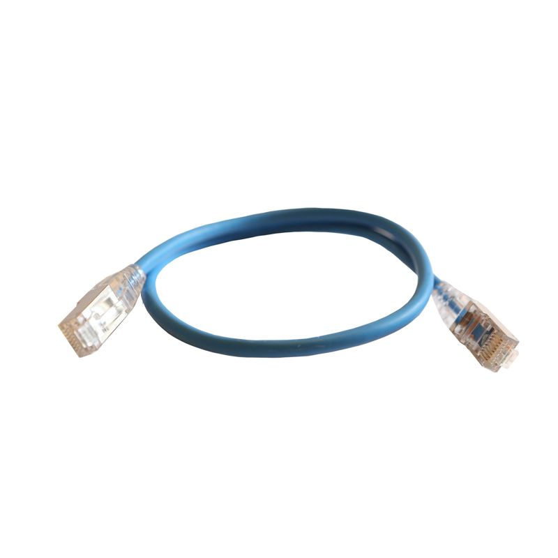 Шнур коммутационный HD RJ45 кат. 6 F/UTP LSZH экранир. 0.5м голуб. Leg 051540