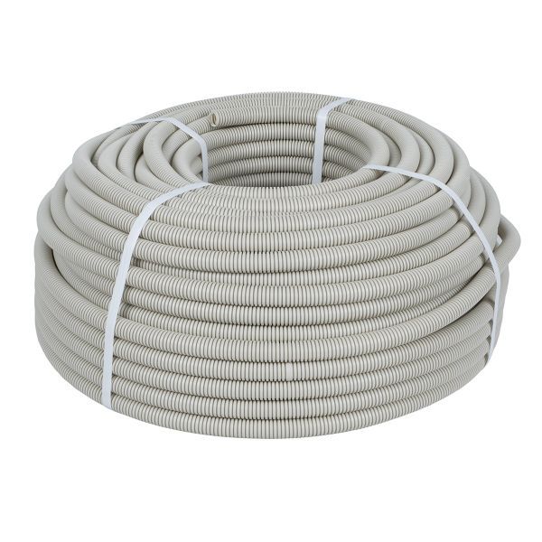Труба гофрированная ПВХ d16мм с протяжкой (уп.10м) Plast PROxima EKF tg-z-16-10m