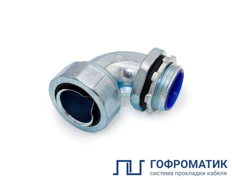 Элемент резьбовой крепежный РКН-15 поворот 90град. с наружн. резьбой ГОФРОМАТИК zeta41210