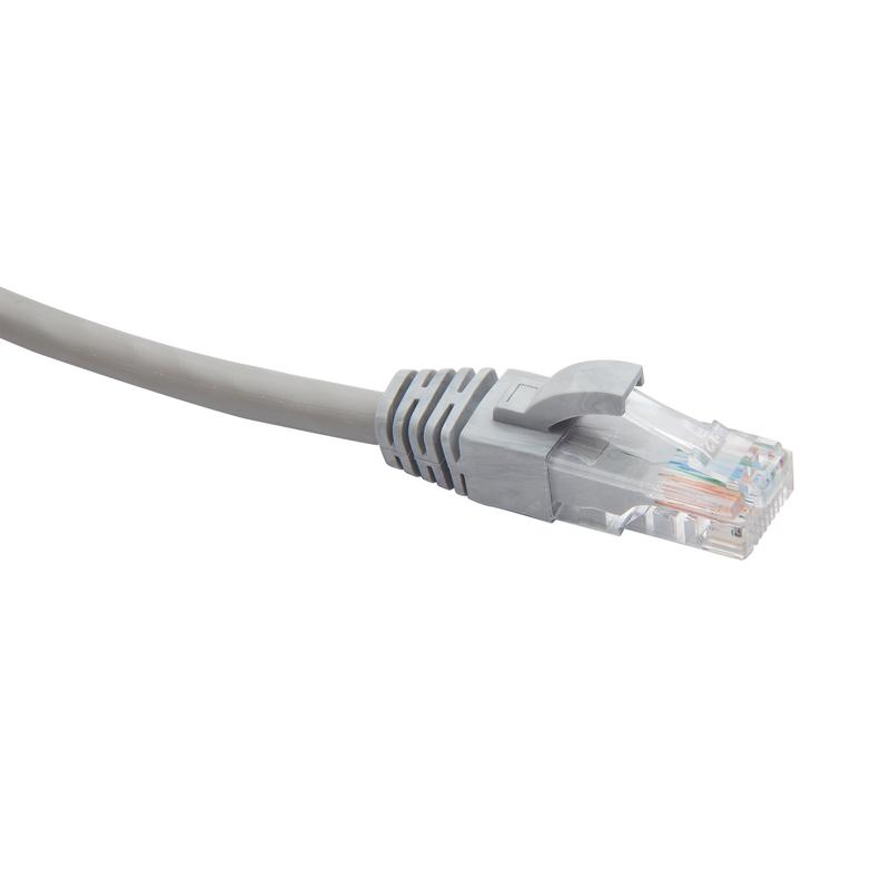 Патч-корд U/UTP кат.5E PVC нг(А)-LS 10.0м сер. Datarex DR-180020