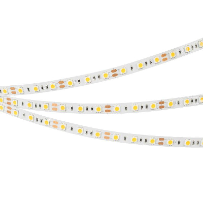 Лента светодиодная RT-B60-10mm 12V Warm 2700К 14.4Вт/м IP20 5060 (уп.5м) Arlight 012349(2)