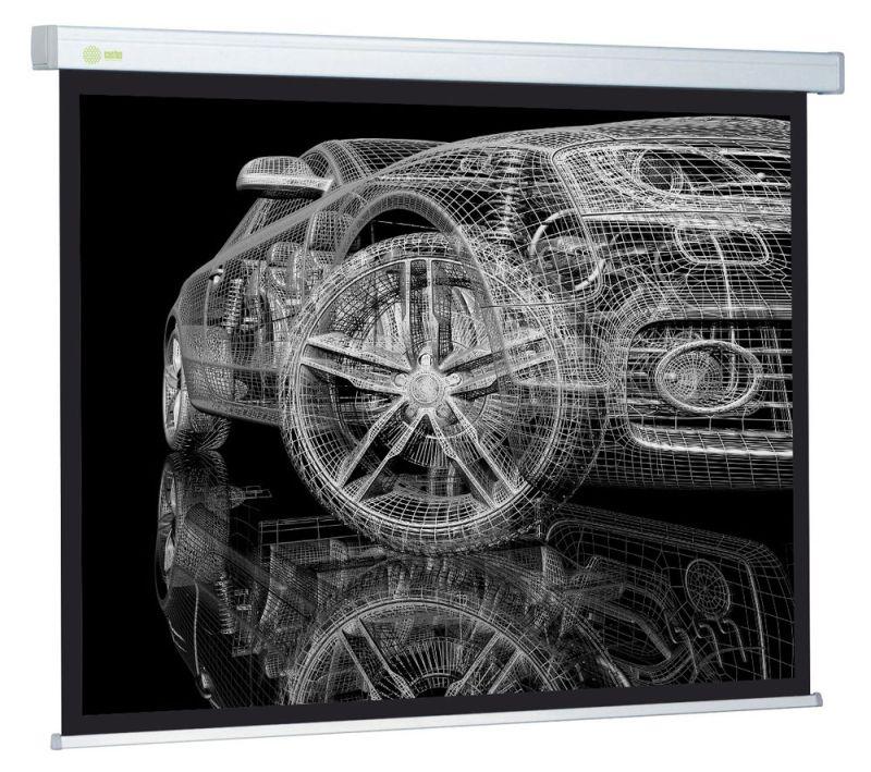 Экран 213х213см Wallscreen CS-PSW-213x213 1:1 настенно-потолочный рулонный бел. CACTUS 359031