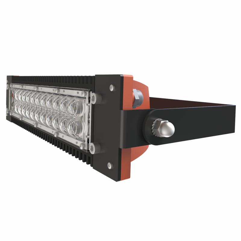Светильник светодиодный взрывозащ. LAD LED R500-1-10-36-35L 2Ex 35Вт 5000К IP65 5345лм 36В КСС типа "К" крепление на лире бел. ЛАДзавод LADLED1103635L2EX