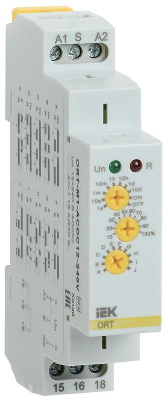 Реле времени ORT 12-240В AC/DC 1 контакт многофункц. IEK ORT-M1-ACDC12-240V