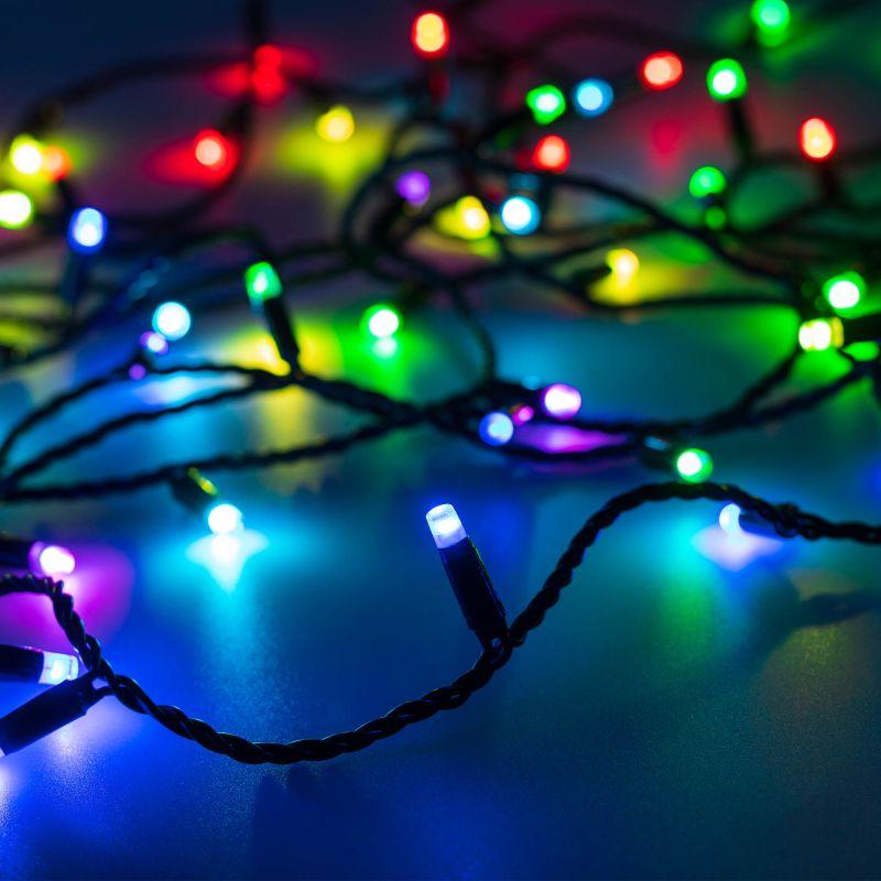Гирлянда светодиодная ARD-STRING-CLASSIC-10000-BLACK-95LED-LIVE RGBW-DMX24V 10Вт IP65 Ardecoled 031743
