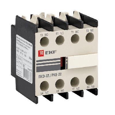 Приставка контактная ПКЭ-22 2NO+2NC EKF ctr-sc-25