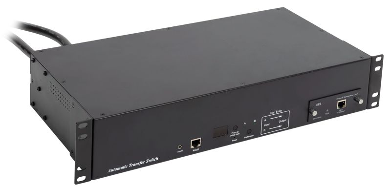 Переключатель автоматический ATS 19дюйм 2U 32А с разъемами ITK ATS-32-2U-1