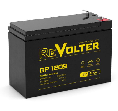 Аккумулятор 12В 9А.ч GP 1209 REVOLTER 4614040020016