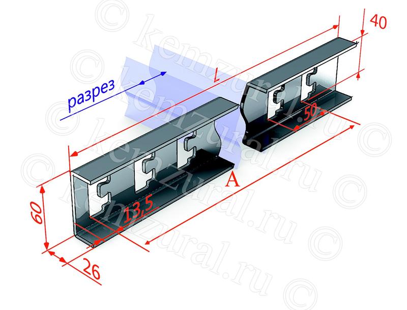 Стойка кабельная К1150 2мм УХЛ2.5 КЭМЗ 462 060406 18