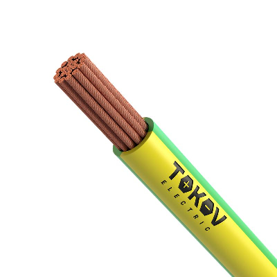 Провод TOKOV ELECTRIC ПуГВнг(А)-LS 1х1 (бухта) Ж/З 450/750В (м) 000011499
