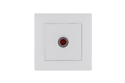 Розетка TV проходная Karea RIZZ бел. Makel 88001007
