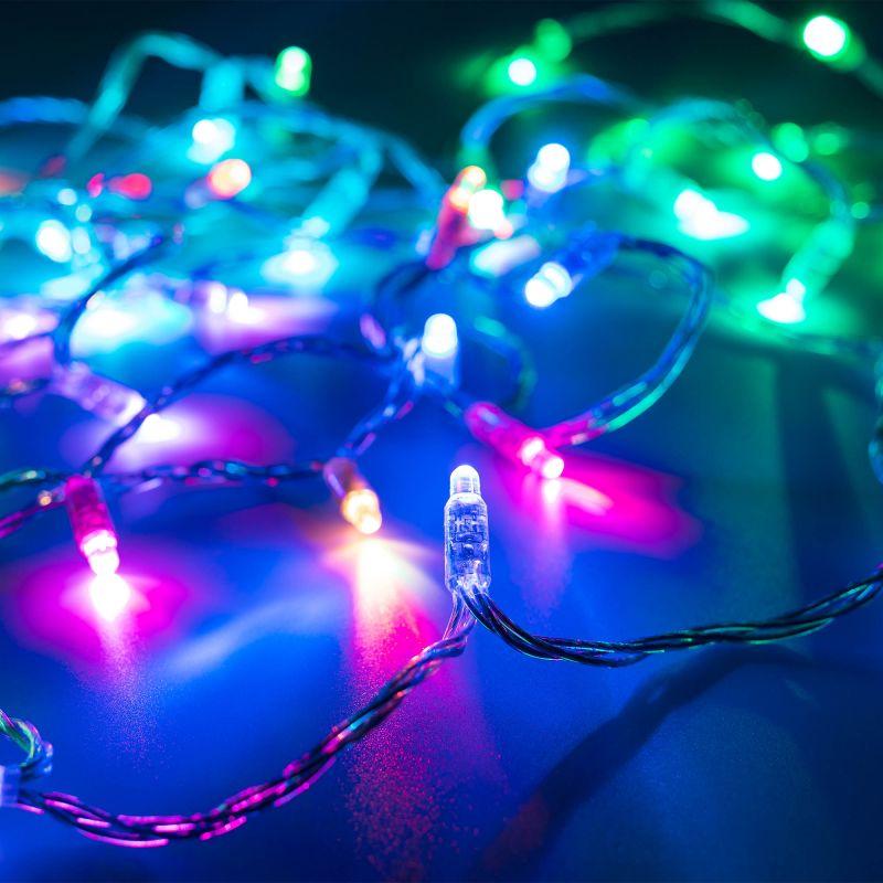 Гирлянда светодиодная ARD-STRING-CLASSIC-6000-CLEAR-40LED-LIVE RGB-SPI12V 26Вт IP65 Ardecoled 028806