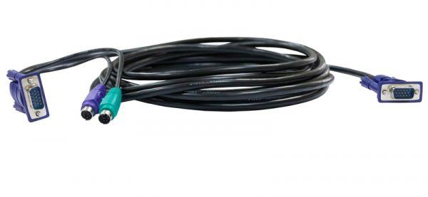 Кабель KVM DKVM-CB5/B1A дл.5м с разъемами VGA и PS/2 для DKVM-4K/B D-Link 1108884