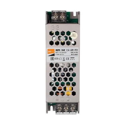 Блок питания для светодиод. ленты BSPS 60Вт 2.5А 24В IP20 метал. Pro JazzWay 5015500