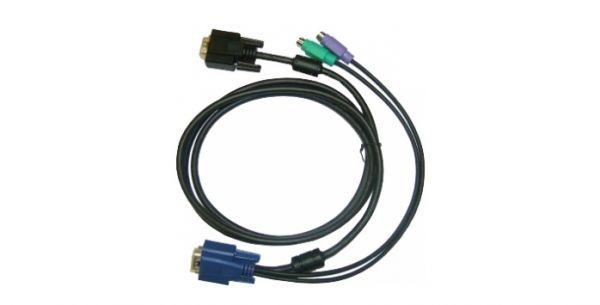 Кабель DKVM-IPCB для KVM-переключателя DKVM-IP8 дл.1.8м разъемы VGA и PS/2 D-Link 1161121