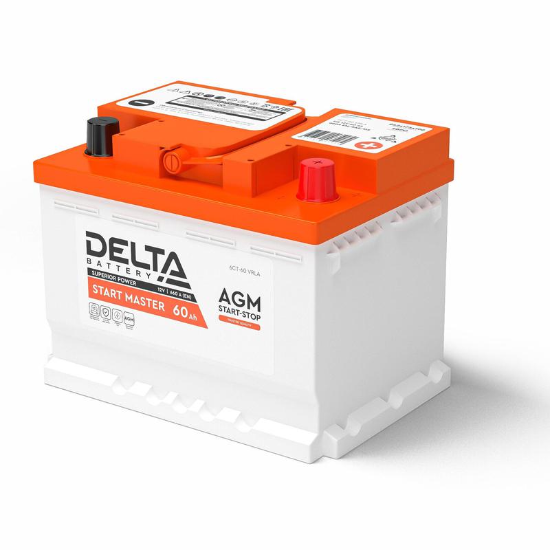 Аккумулятор 12В 60А.ч START MASTER 1260 Delta 3401010420004