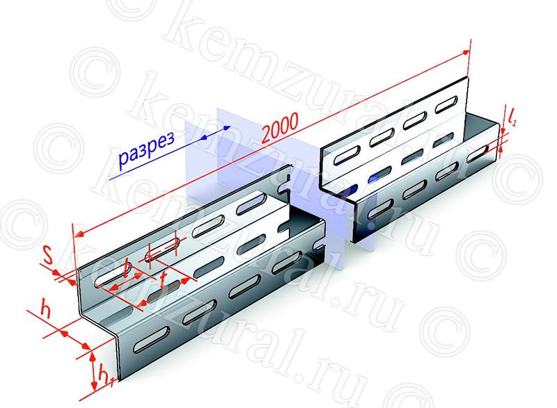 Профиль 62х40х32 L2000 2мм К241 У2 окрашен. КЭМЗ 465 323226 13