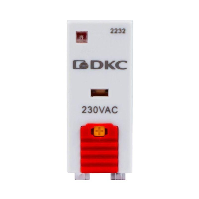 Реле одиночное 230В AC 2 прекидн. контакта DKC IR-230AC-2CO-D