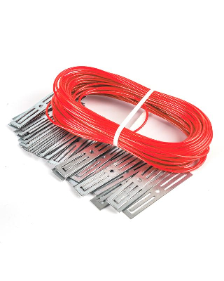 Комплект крепежа в водосточную трубу в 2 нитки 20м (трос+крепежи) Extherm DRAIN/2