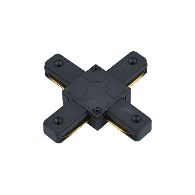 Коннектор X-образный XSB-BL для шинопровода SB черн. IN HOME 4690612060507