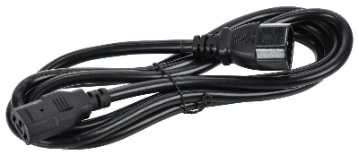 Кабель электропит. PDU 3х1.5 2м с разъемами С13-C14 ITK PC-C13C14-2M