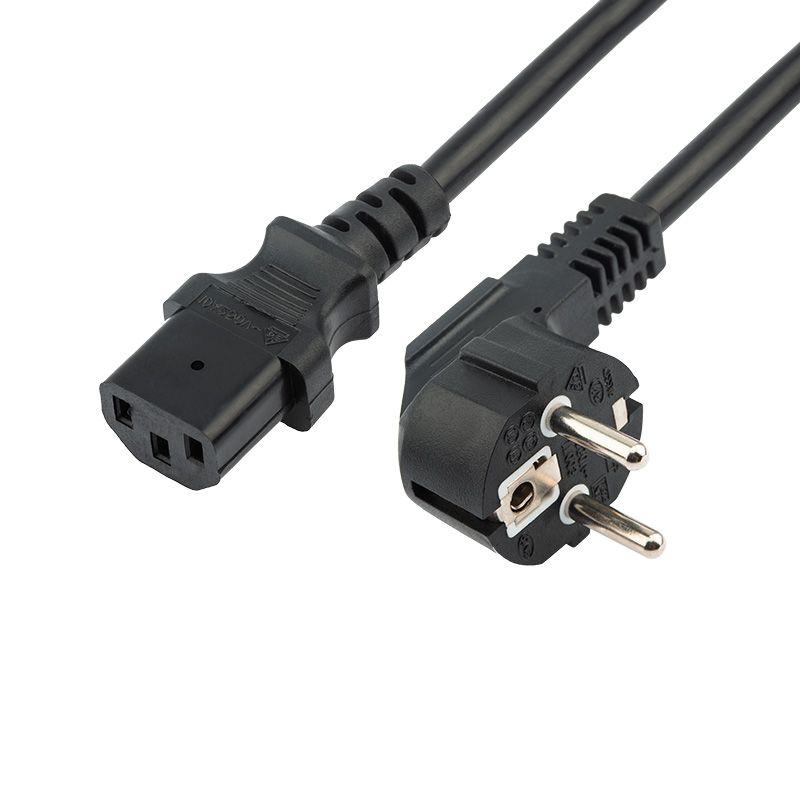 Шнур сетевой СЕЕ 7/7 (Schuko) - IEC 320 C13 3х0.75кв.мм 6А 5м Rexant 04-2735