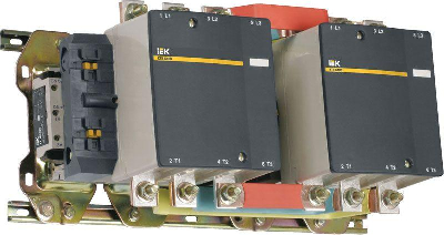 Контактор КТИ-65003 реверс 500А 230В/АС3 ИЭК KKT63-500-230-10