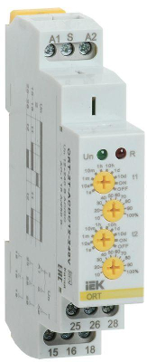 Реле времени ORT 2 контакта 12-240В AC/DC 2 уставки IEK ORT-2T-ACDC12-240V