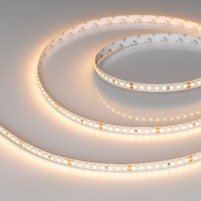 Лента светодиодная RT-A160-8mm 24V Warm 2700К 12Вт/м IP20 2835 (уп.5м) Arlight 024539(2)