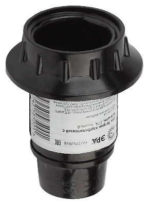Патрон карболитовый с кольцом E14-R (CARB) черн. ЭРА Б0027988