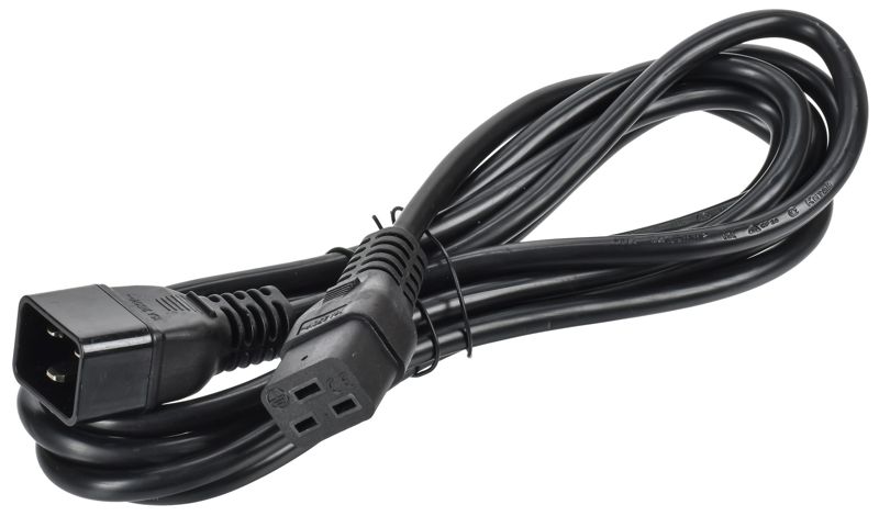 Кабель электропитания PDU 3х1.5 3м с разъемами С19-C20 ITK PC-C19C20-3M
