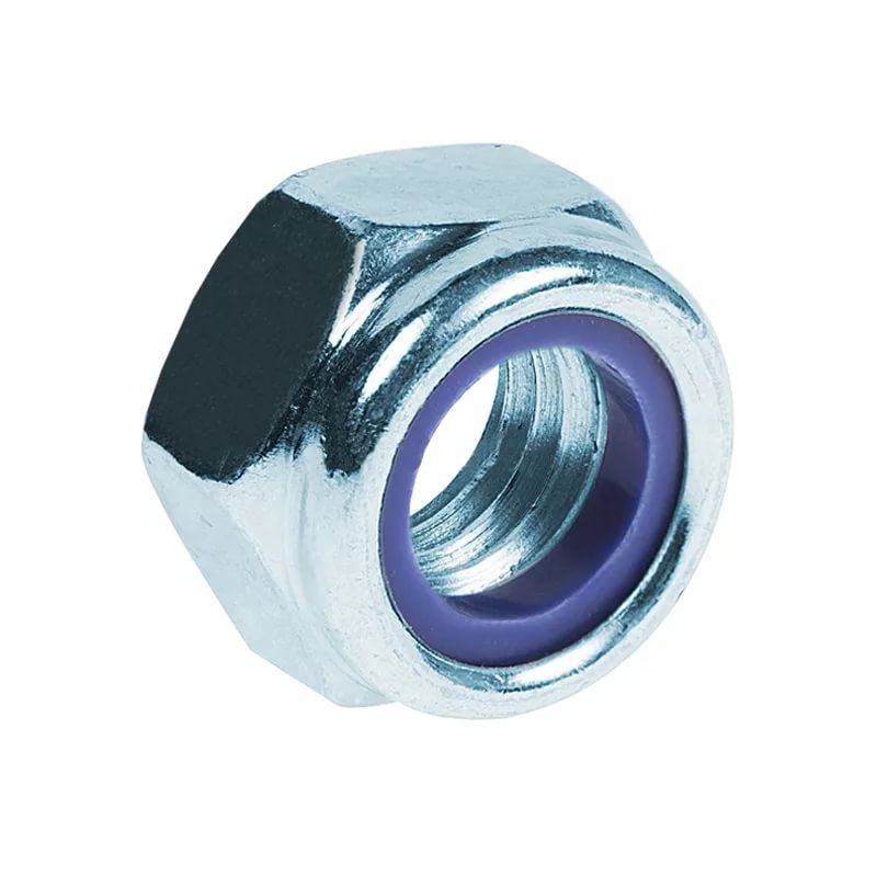 Гайка М8 с контрящим кольцом (DIN 985) (уп.200шт) Промрукав PR08.3623